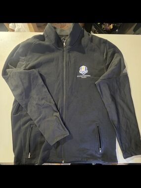 Adidas Climawarm Ryder Cup 2013 Le Golf National Full Zip Jacket Mens XL Black